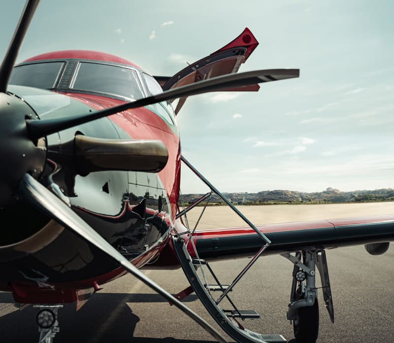 Pilatus PC-12 NGX on the apron